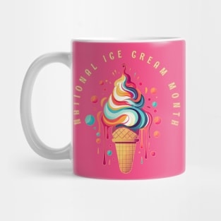 National Ice Cream Month Ice Cream Cone Mug